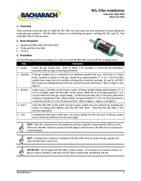 Thumbnail of document Manual - NO<sub>x</sub> Filter Kit